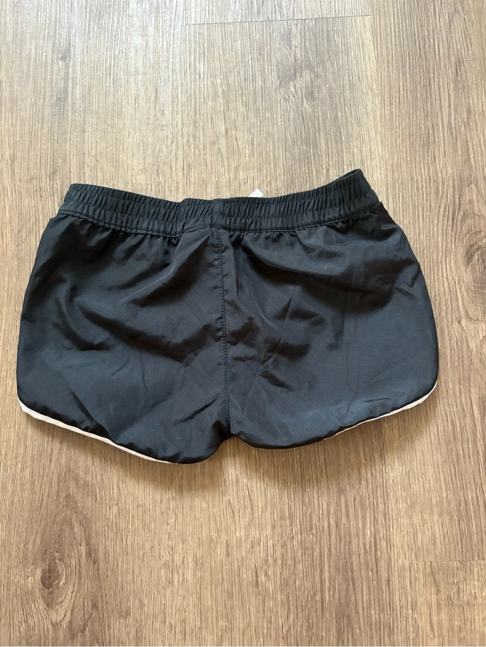 Limited Too Girls Black Shorts with White Trim and Pink Logo Vintage Y2K 5/6